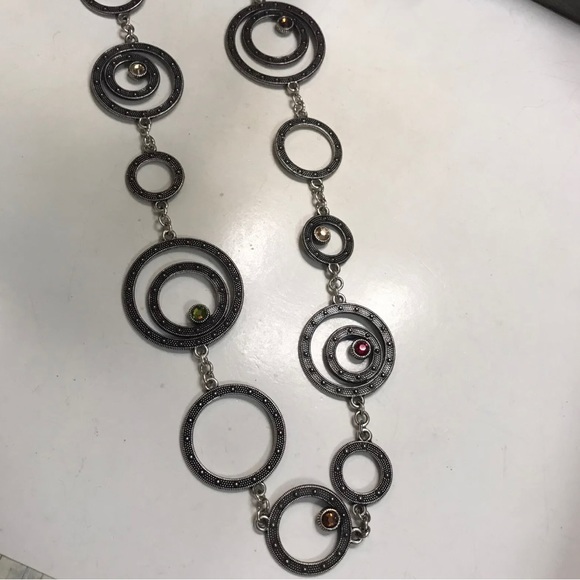 Authentic Brighton Townsend necklace w/ multi-colored stones - Picture 11 of 11